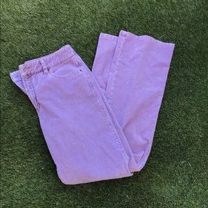 Corduroy velvet pants